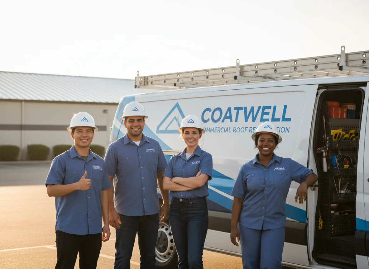 Commercial roof coating company in Glencoe, OK
